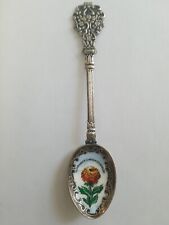 Antique November Chrysanthemum Souvenir Spoon made in Germany picture
