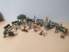 Vintage Village People Figurines Lemax & Unbranded / Set Of 26 picture