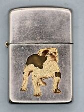 Vintage 1950-1957 Bulldog Chrome Zippo Lighter picture