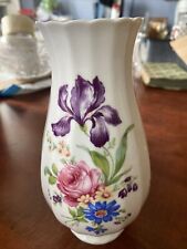 Vintage K&A Krautheim Selb Bavaria Meadow Flowers Vase 7 1/4”  picture