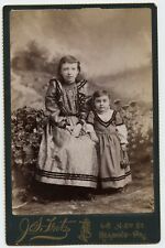 Victorian Girls with tiny Children s Purse, Vintage Photo by Fritz , Reading, PA picture