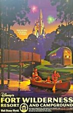 Fort Wilderness Campground Disney Vacation Poster Print 11x17  picture