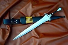 Custom Handmade Carbon Steel Blade Pippin Sword-Dagger-Full tang-21-inches. picture