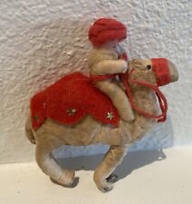 Vintage artist Cotton Camel Rider ornament picture