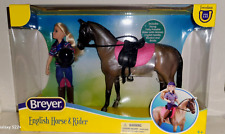Genuine Breyer Freedom Series English Horse and Rider Doll Set #61114 NEW in Box picture