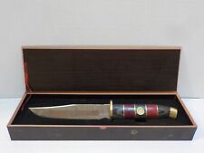 N G0430 FALKNER DAVY CROCKETT COLLECTOR'S LIMITED EDITION BOWIE-TYPE KNIFE W/BOX picture