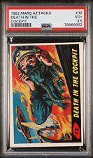 1962 Topps Mars Attacks Card 12 PSA 3.50 Death In the Cockpit Very Good+ picture