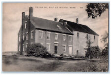 c1910 Side View of Old Jail Building, Wiscasset Maine ME Antique Postcard picture