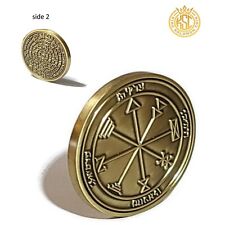 First Pentacle of Jupiter + 72 names of God kabbalah King Solomon Coin seal picture