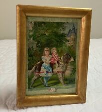 Vintage Antique Victorian Ephemera Framed, Trade Card, “Sweet Home” Soap picture