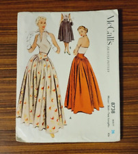 1951 McCalls Printed Pattern CUT 8738 Waist 26 Misses Skirt Two Lengths picture