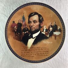THE EMANCIPATION PROCLAMATION Plate LIncoln:  Portraits of Valor Abraham Abe #2 picture