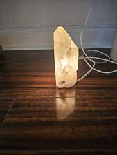 Vintage Natural Pointed Quartz Electric Light- 6 Inches Tall picture