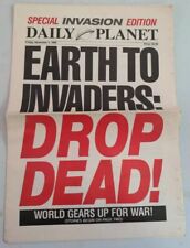 DAILY PLANET NEWSPAPER SPECIAL INVASION EDITION, 4 Nov 1988 - Superman DC picture