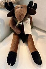 WOOF & POOF Moose Christmas Holiday Shelf Sitter Musical Jingle Bells 2009 w/Tag picture