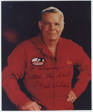 Red Adair American Firefighter Autographed Signed Photo AMCo COA 25384 picture