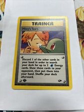 Misty's Tears 1st Edition 118/132 Gym Challenge Single Rare Pokemon Card WOTC picture