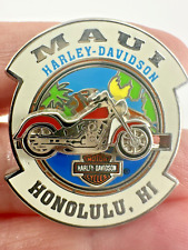 XRARE Official HARLEY-DAVIDSON 2005 Custom pin 3D Maui Honolulu, HI  MOTORCYCLE picture