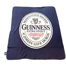 Guinness Extra Stout Fleece Blanket 58x48 Cozy Warm Brewery Ireland Beer Throw picture