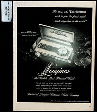 1947 Longines Wittnauer Watches Christmas Gift Box Vintage Print Ad 29909 picture