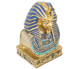 1PC Resin Tutankhamun Figurine Pharaoh King Figurine Egyptian Figure Collectible picture