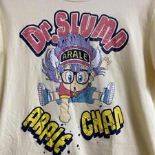 Rare Dr. Slump Arale-Chan T-Shirt Akira Toriyama L Size Off-White picture