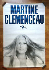 MARTINE CLEMENCEAU - ORIGINAL POSTER - 80 x 120 cm - VERY RARE - POSTER c.1970 picture