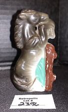 Vintage Ceramic Rearing Horse at Fence Post Figurine Japan picture