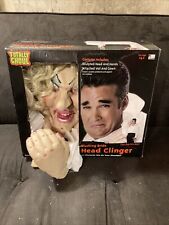 Totally Ghoul 90s Blushing Bride Head Clinger  3D Sculpted Head Halloween Rare picture