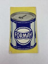 Vintage Formay Shortening Advertising Booklet with Recipes picture