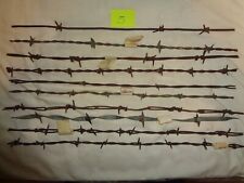 Antique Barbed Wire, 10 DIFFERENT PIECES, Excellent starter bundle (Bdl 5) picture