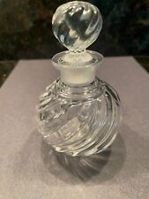 Baccarat  Swirl  Bambous Pattern Perfume Bottle Never Used picture