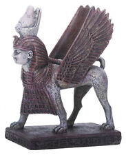 Egyptian Sculpture Winged Walking Sphynx Home Decor picture