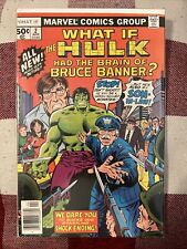 WHAT IF THE HULK HAD THE BRAIN OF BRUCE BANNER 2 VF WHITE PAGES 1977 picture
