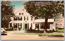 Westfield Massachusetts 1956 Hand Colored Postcard American Red Cross House picture
