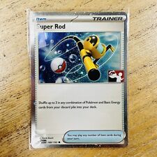 Pokemon Card: Play Pokémon Prize Pack - Super Rod 188/193 Cosmic Holo Stamped  picture