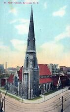 St. Paul's Church Syracuse New York Unposted Postcard picture