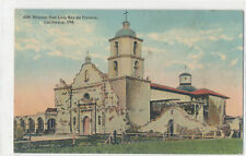 CA - MISSION SAN LUIS REY DE FRANCIA 1922 RPO CANCEL postcard #4389 picture