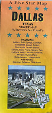 New AAA DALLAS TEXAS STREET & ROAD MAP  Highway Tour  TX  GM JOHNSON  2021 picture