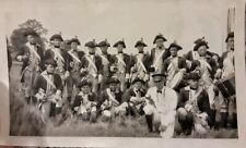 Vintage Old 1930's Photo of Revolutionary War Soldiers Reenactment in Uniform  picture