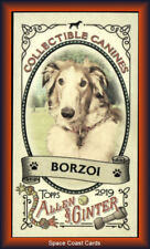 2019 Topps Allen and Ginter Mini Collectible Canines #CC8 Borzoi picture