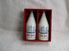 Vintage Old Spice Aftershave Lotion 2 full glass bottles 1960s - Original Juice  picture