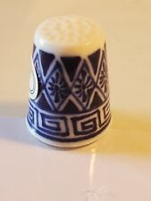 Vintage Pottery Thimble hand painted China NWT hand painted box7 picture