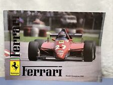 Rare 1982 Ferrari Dealership Brochure Maranello Sales England 308 BB 512i 400i picture
