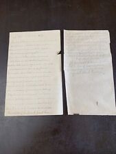 Antique Letter Late 1800s About The Death Of A Young Child Named Lucille In Ohio picture