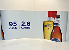 Michelob Ultra Corrugated Roll Out Advertising Sign Banner 20 ft picture