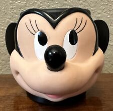 Vintage APPLAUSE INC DISNEY MICKEY MOUSE HEAD FACE PLASTIC CUP MUG . picture