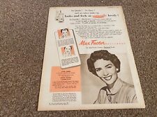 PCTBK4 ADVERT 11X4 MAX FACTOR HOLLYWOOD - ANNE JAMES picture