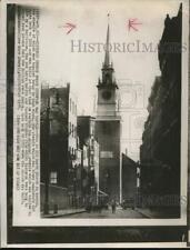 1954 Press Photo A view of the Old North Church in Boston, Massachusetts picture