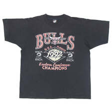 1992 Vintage Chicago Bulls NBA Play Offs Champions T-Shirt Single Stitch Made in picture